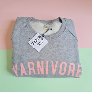gift for knitter grey sweatshirt