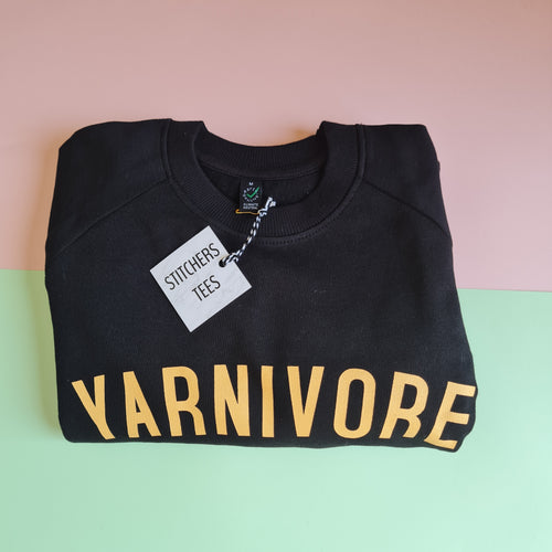 yarnivore sweatshirt black 