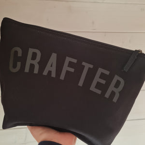 CRAFTER Project Bag - Cotton Zip Up Bag - Original