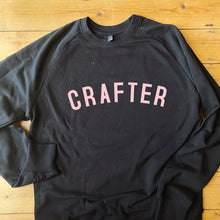 Load image into Gallery viewer, CRAFTER Sweatshirt - 100% Organic Fairtrade Cotton - Pastel Fonts