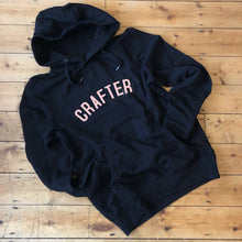 Load image into Gallery viewer, CRAFTER Hoodie - 100% Organic Fairtrade Cotton - Pastel Font