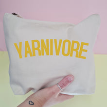 Load image into Gallery viewer, YARNIVORE Project Bag - Cotton Zip Up Bag - Original