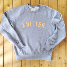 Load image into Gallery viewer, KNITTER Sweatshirt - 100% Organic Fairtrade Cotton - Pastel Fonts