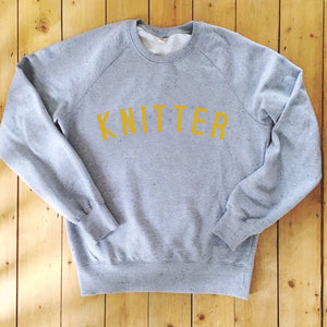 KNITTER Sweatshirt - 100% Organic Fairtrade Cotton - Original
