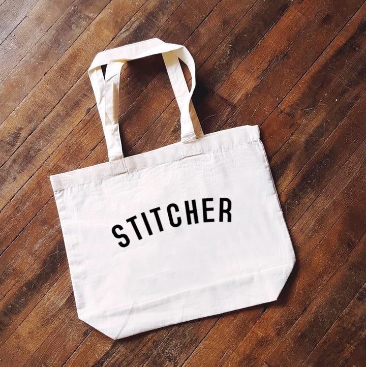 STITCHER Bag - Organic Cotton Tote Bag - Original