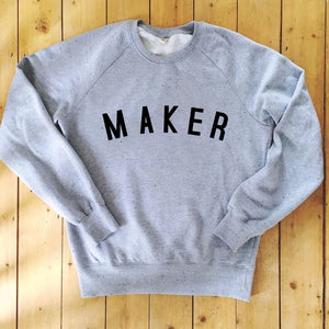 MAKER Sweatshirt - 100% Organic Fairtrade Cotton - Original