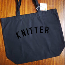 Load image into Gallery viewer, KNITTER Bag - Organic Cotton Tote Bag - Original