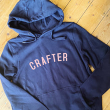 Load image into Gallery viewer, CRAFTER Hoodie - 100% Organic Fairtrade Cotton - Pastel Font