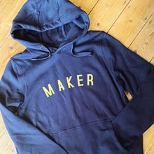 Load image into Gallery viewer, MAKER Hoodie - 100% Organic Fairtrade Cotton - Pastel Font