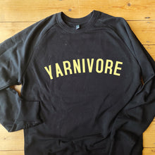 Load image into Gallery viewer, YARNIVORE Sweatshirt - 100% Organic Fairtrade Cotton - Pastel Fonts