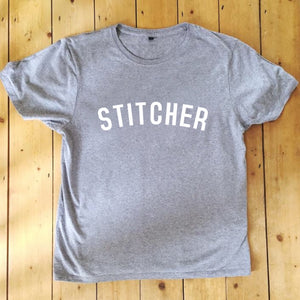 STITCHER T Shirt - Unisex - 100% Organic Fairtrade Cotton - Original