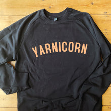 Load image into Gallery viewer, YARNICORN Sweatshirt - 100% Organic Fairtrade Cotton - Pastel Fonts
