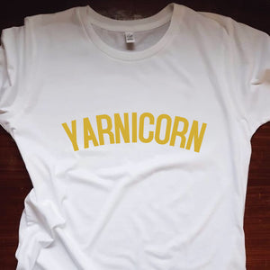 YARNICORN T Shirt - Unisex - 100% Organic Fairtrade Cotton - Original