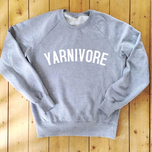 YARNIVORE Sweatshirt - 100% Organic Fairtrade Cotton - Original
