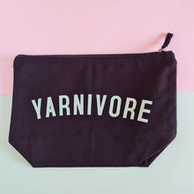 Load image into Gallery viewer, YARNIVORE Project Bag - Cotton Zip Up Bag